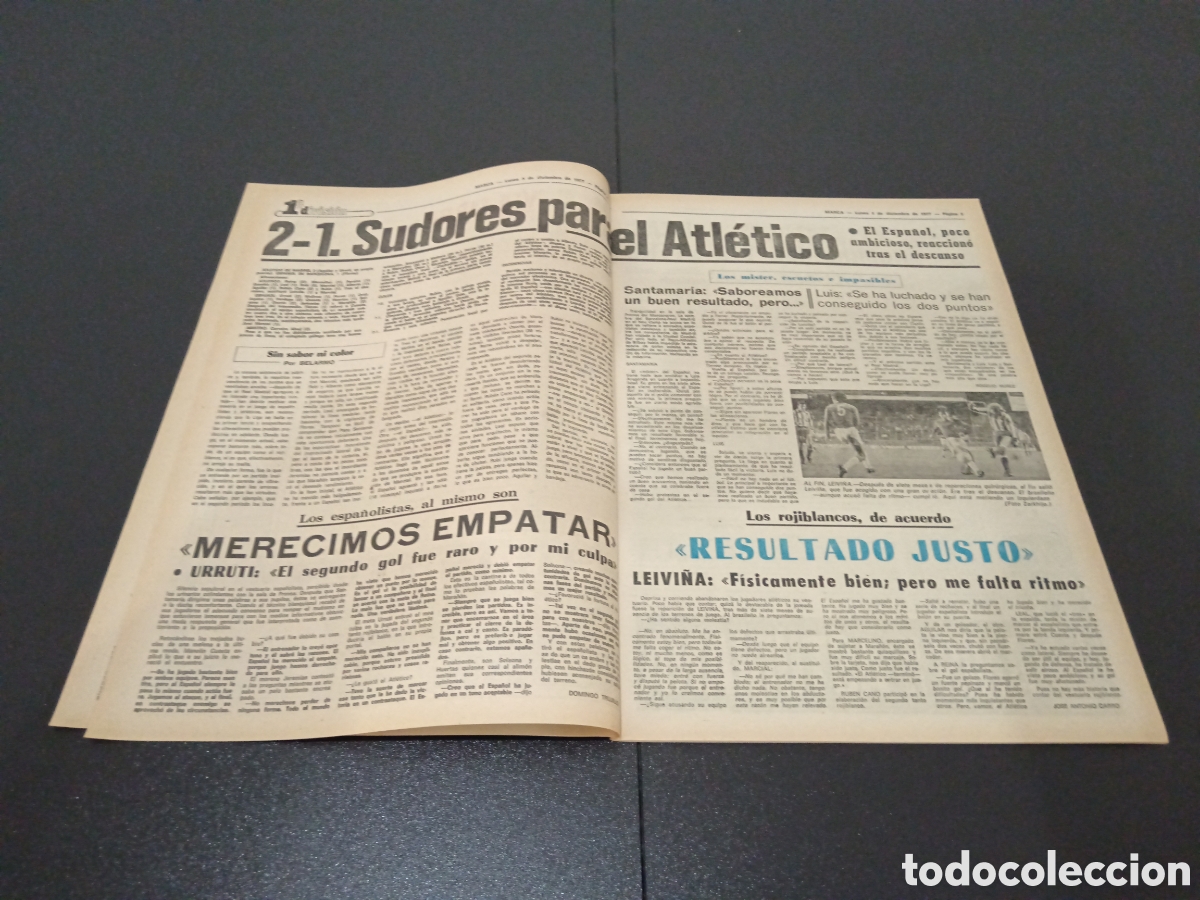 Coleccionismo deportivo: MARCA 05/12/1977 - Foto 3