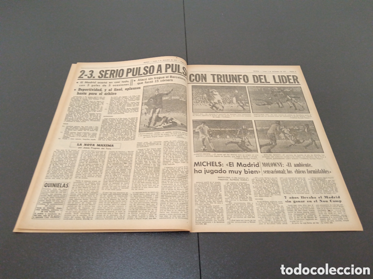 Coleccionismo deportivo: MARCA 05/12/1977 - Foto 5