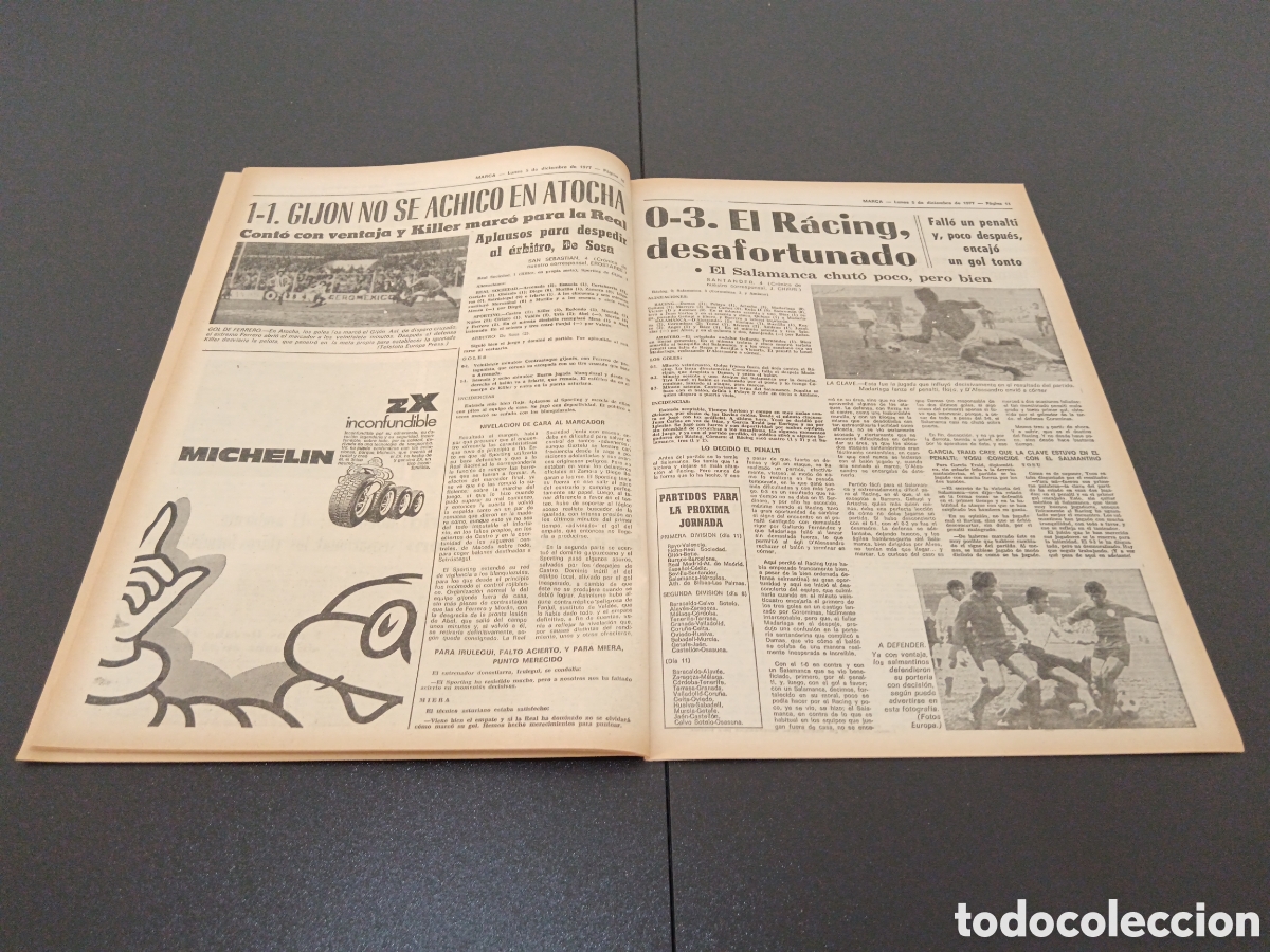 Coleccionismo deportivo: MARCA 05/12/1977 - Foto 6