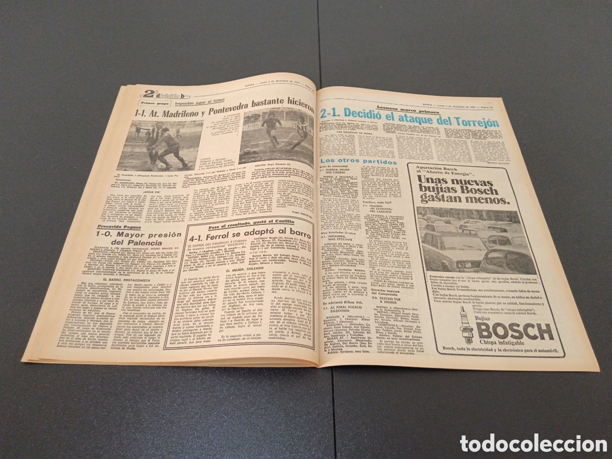 Coleccionismo deportivo: MARCA 05/12/1977 - Foto 12