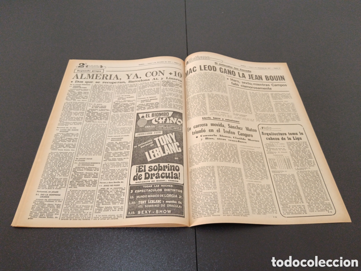 Coleccionismo deportivo: MARCA 05/12/1977 - Foto 13