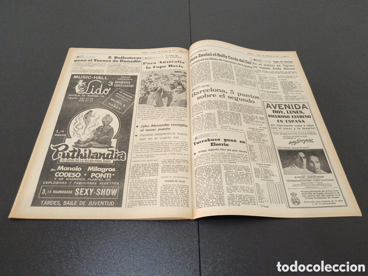 Coleccionismo deportivo: MARCA 05/12/1977 - Foto 15