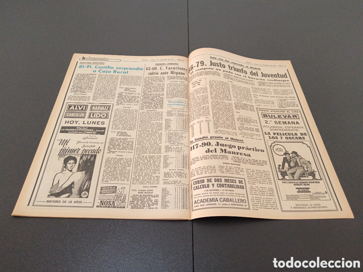 Coleccionismo deportivo: MARCA 05/12/1977 - Foto 16