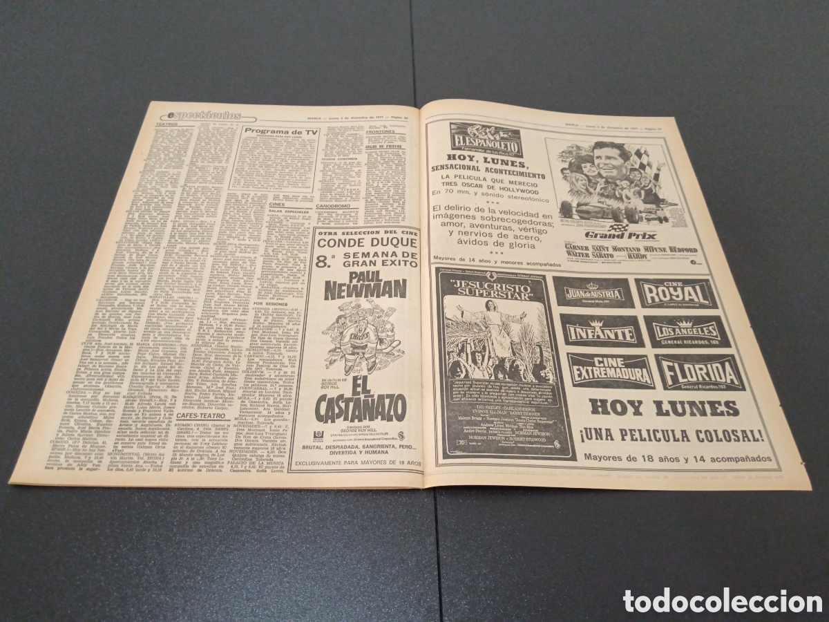 Coleccionismo deportivo: MARCA 05/12/1977 - Foto 17