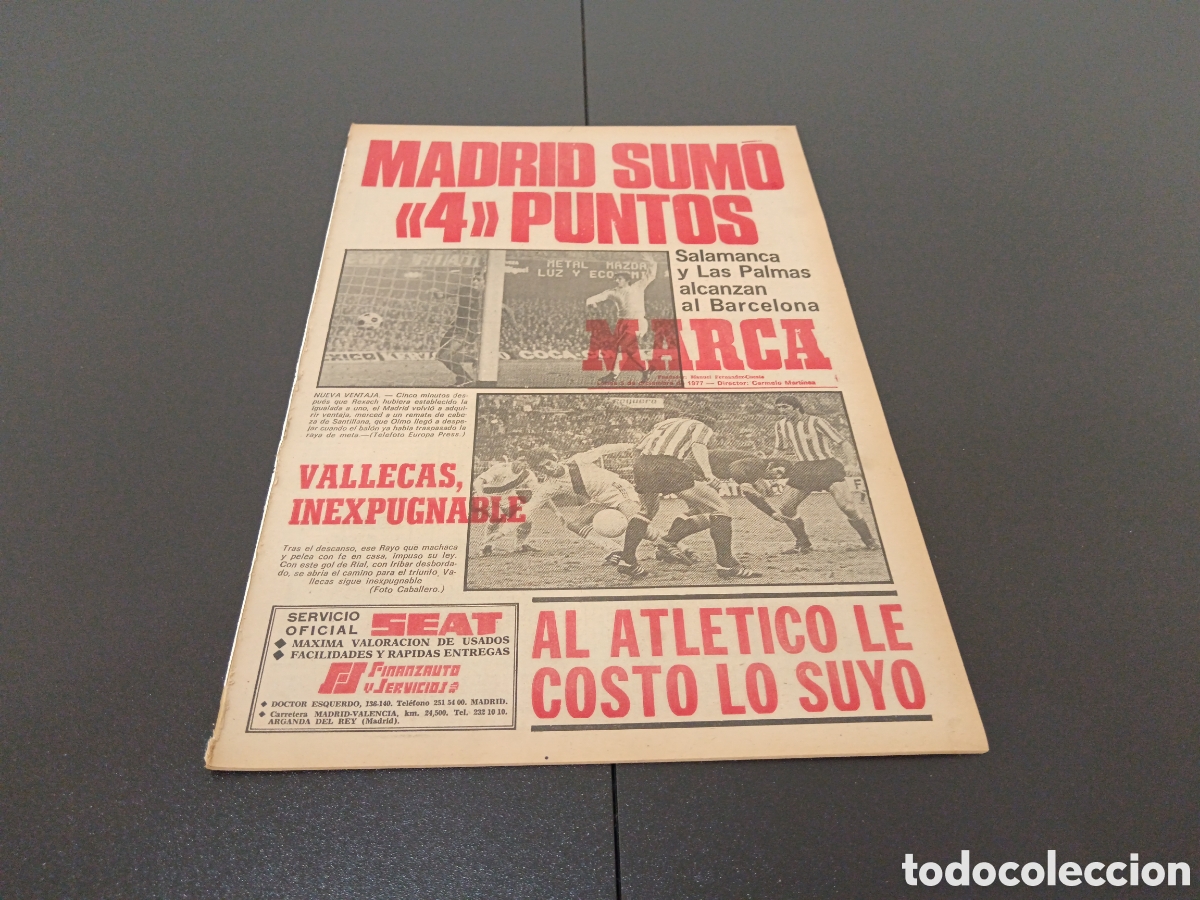 Coleccionismo deportivo: MARCA 05/12/1977 - Foto 1