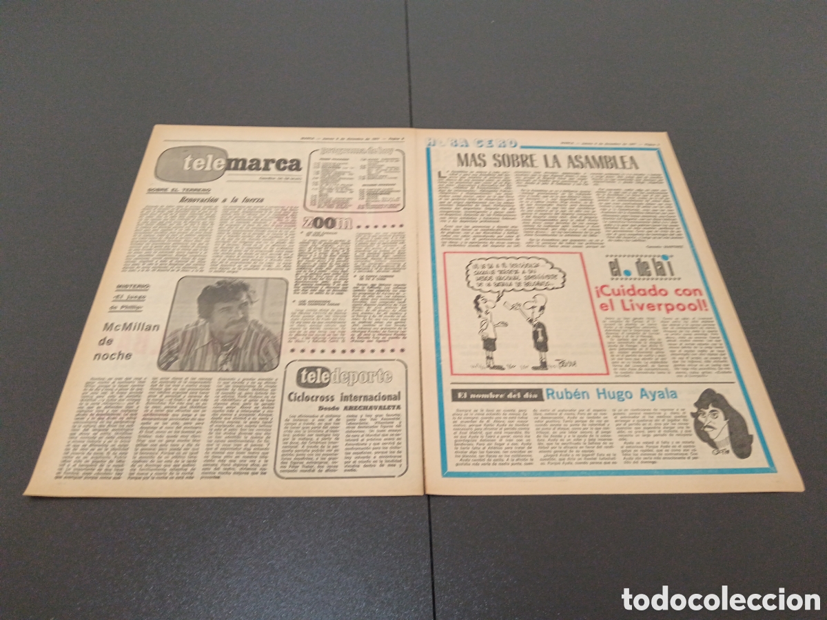 Coleccionismo deportivo: MARCA 08/12/1977 - Foto 2