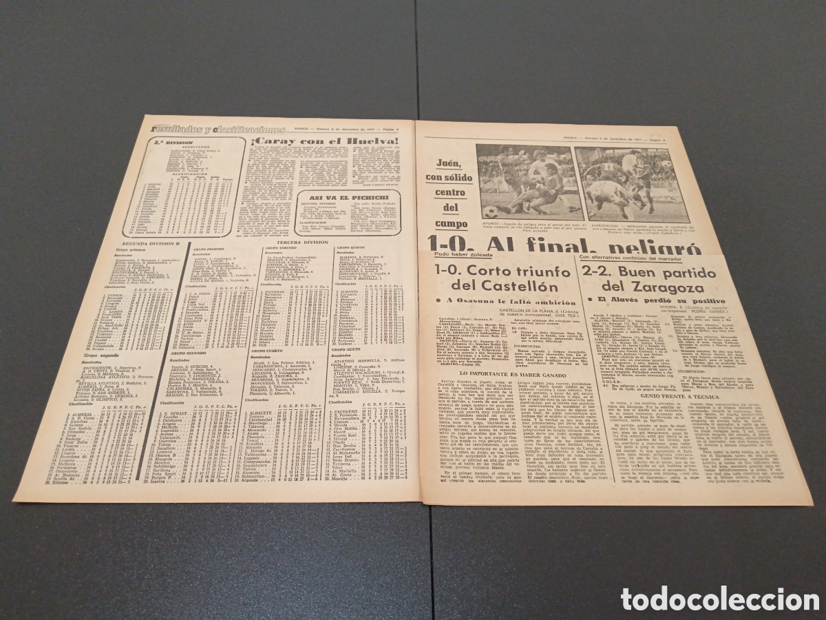 Coleccionismo deportivo: MARCA 09/12/1977 - Foto 3