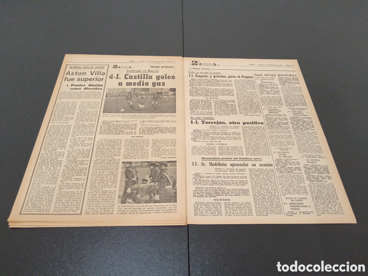 Coleccionismo deportivo: MARCA 09/12/1977 - Foto 7