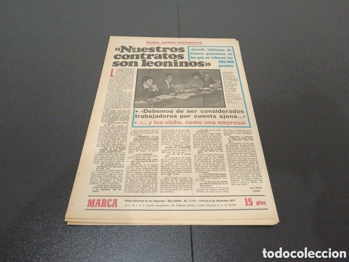 Coleccionismo deportivo: MARCA 09/12/1977 - Foto 10