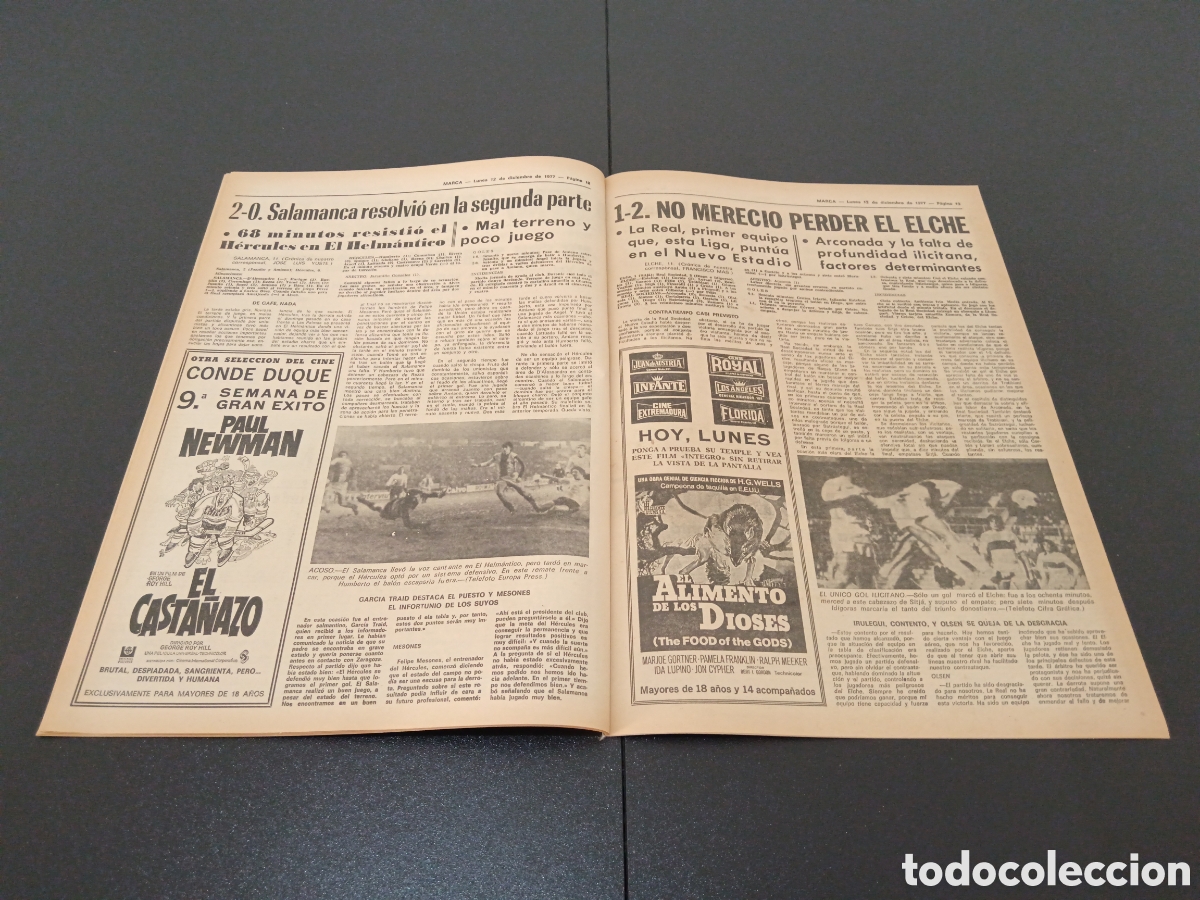 Coleccionismo deportivo: MARCA 12/12/1977 - Foto 7