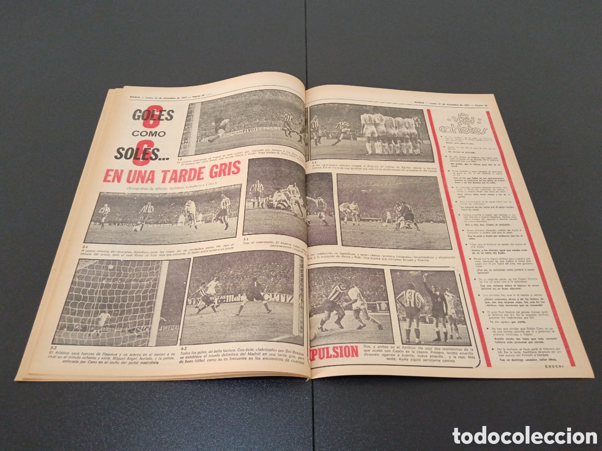 Coleccionismo deportivo: MARCA 12/12/1977 - Foto 10