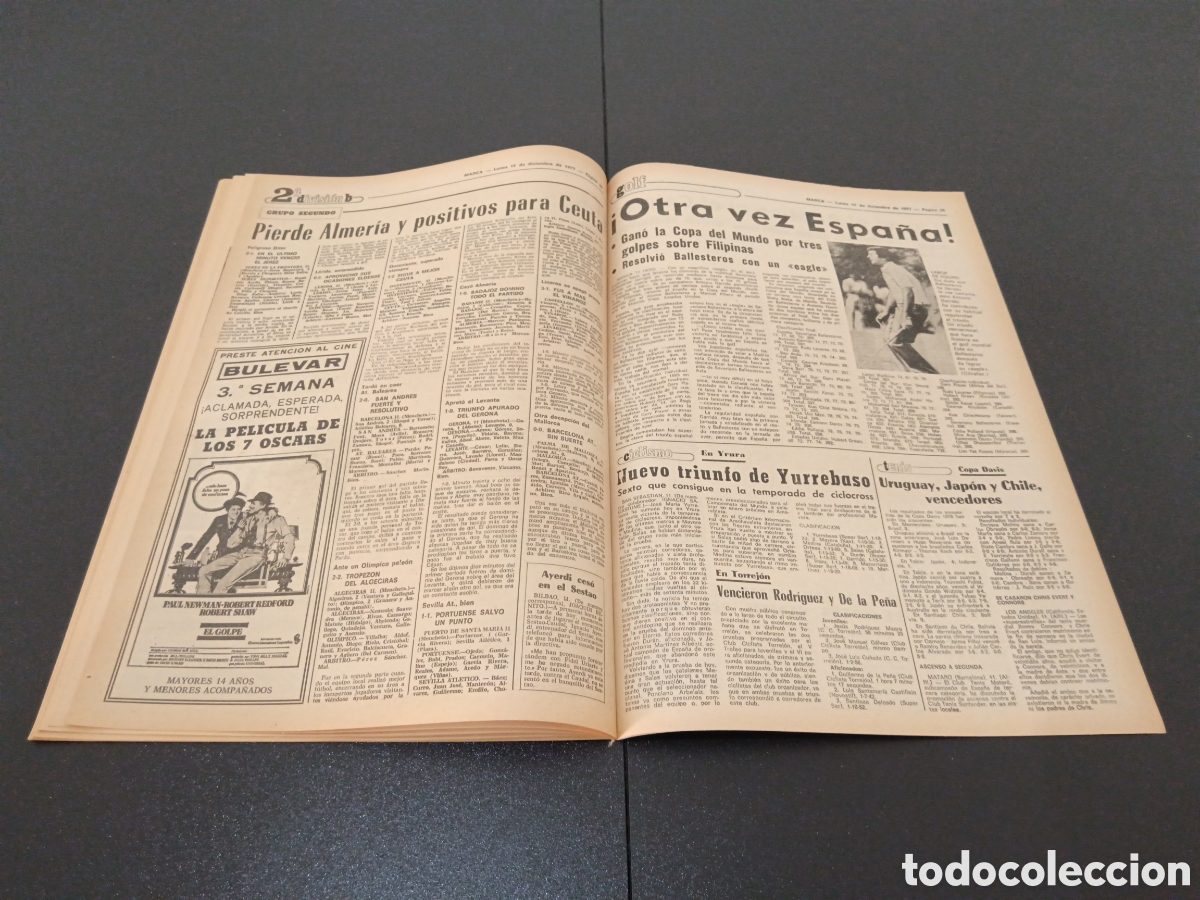 Coleccionismo deportivo: MARCA 12/12/1977 - Foto 13