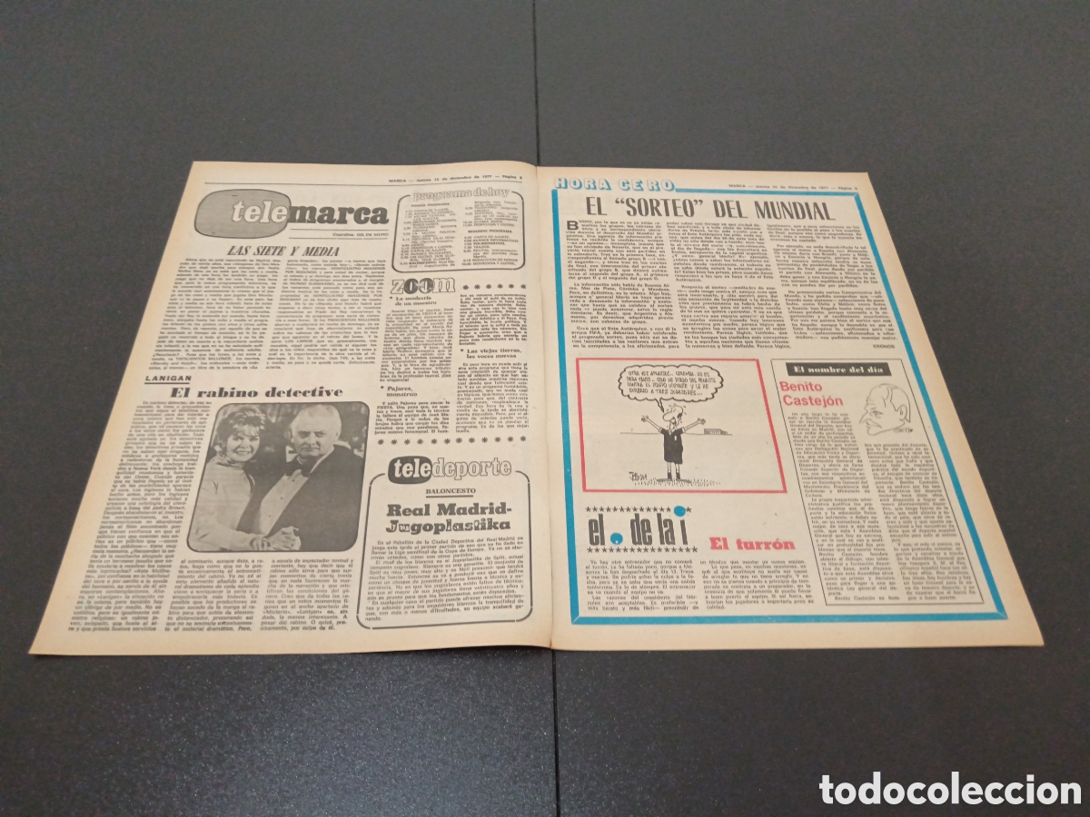 Coleccionismo deportivo: MARCA 15/12/1977 - Foto 2