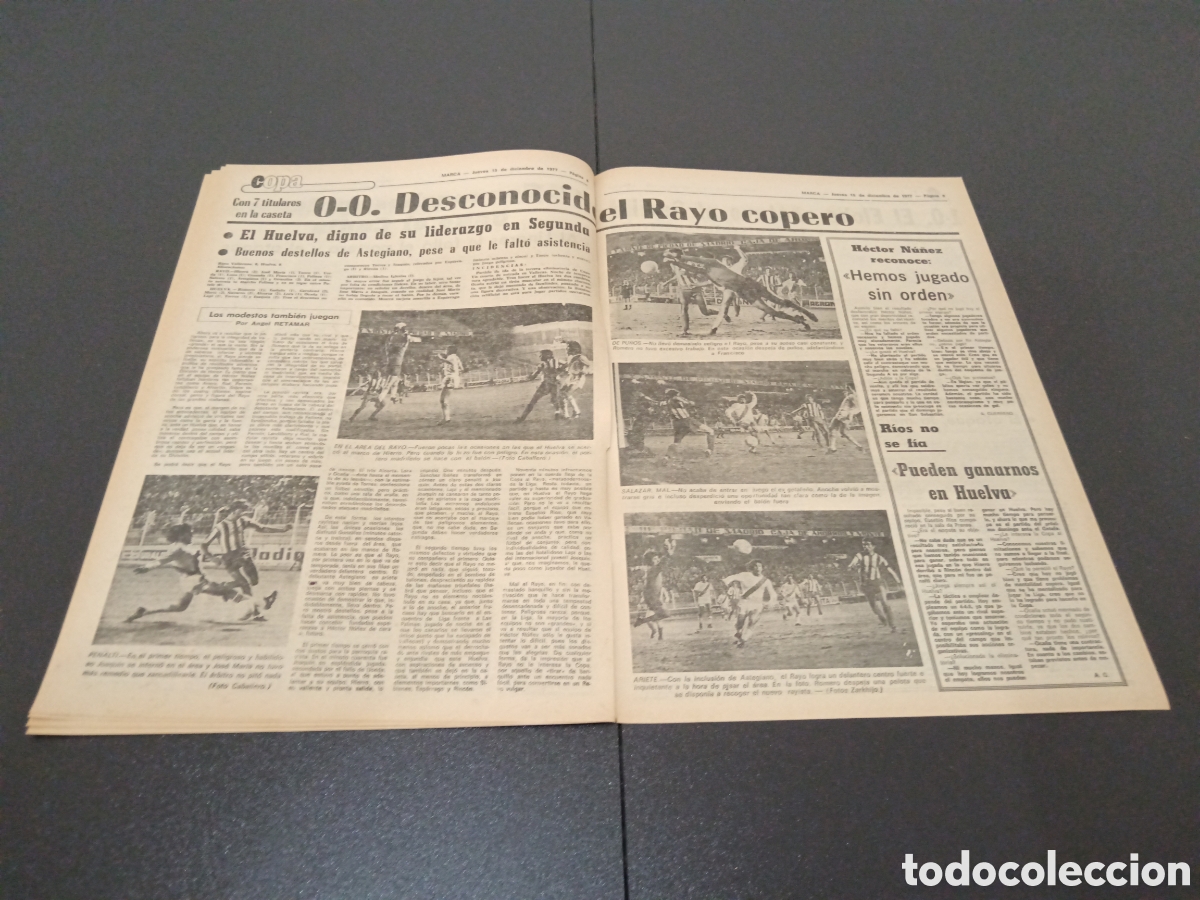 Coleccionismo deportivo: MARCA 15/12/1977 - Foto 5