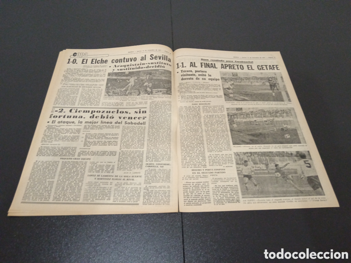 Coleccionismo deportivo: MARCA 15/12/1977 - Foto 6