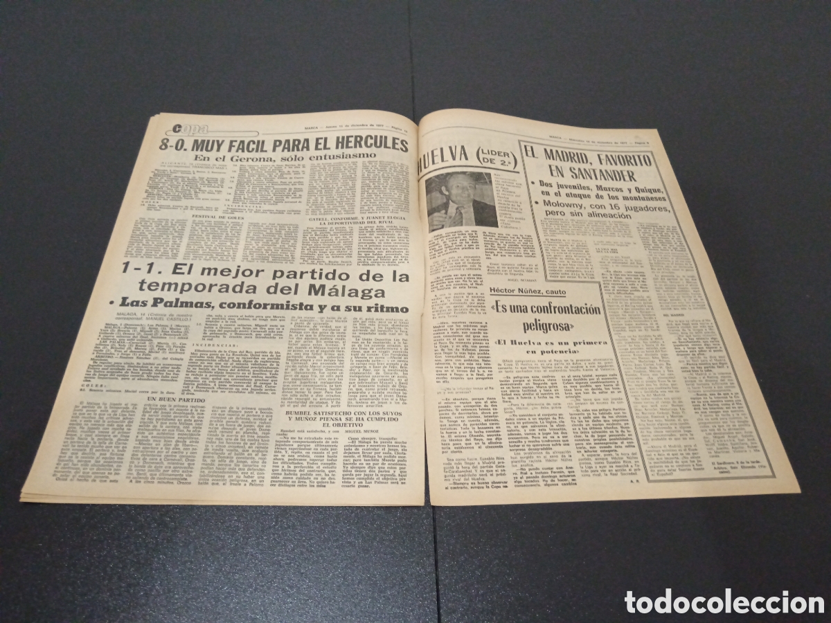 Coleccionismo deportivo: MARCA 15/12/1977 - Foto 7