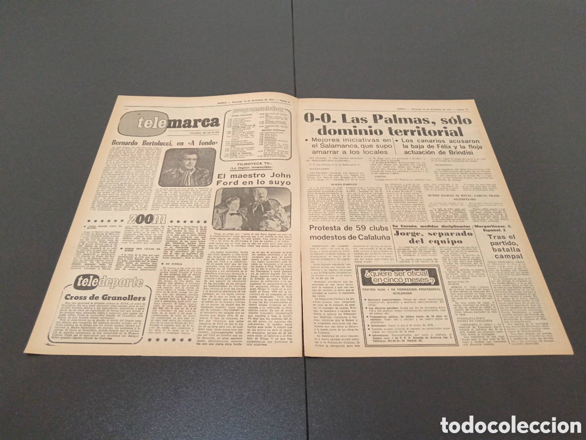 Coleccionismo deportivo: MARCA 18/12/1977 - Foto 2