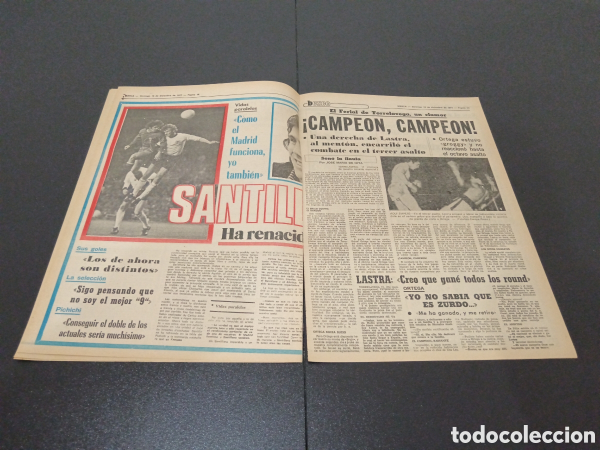 Coleccionismo deportivo: MARCA 18/12/1977 - Foto 4