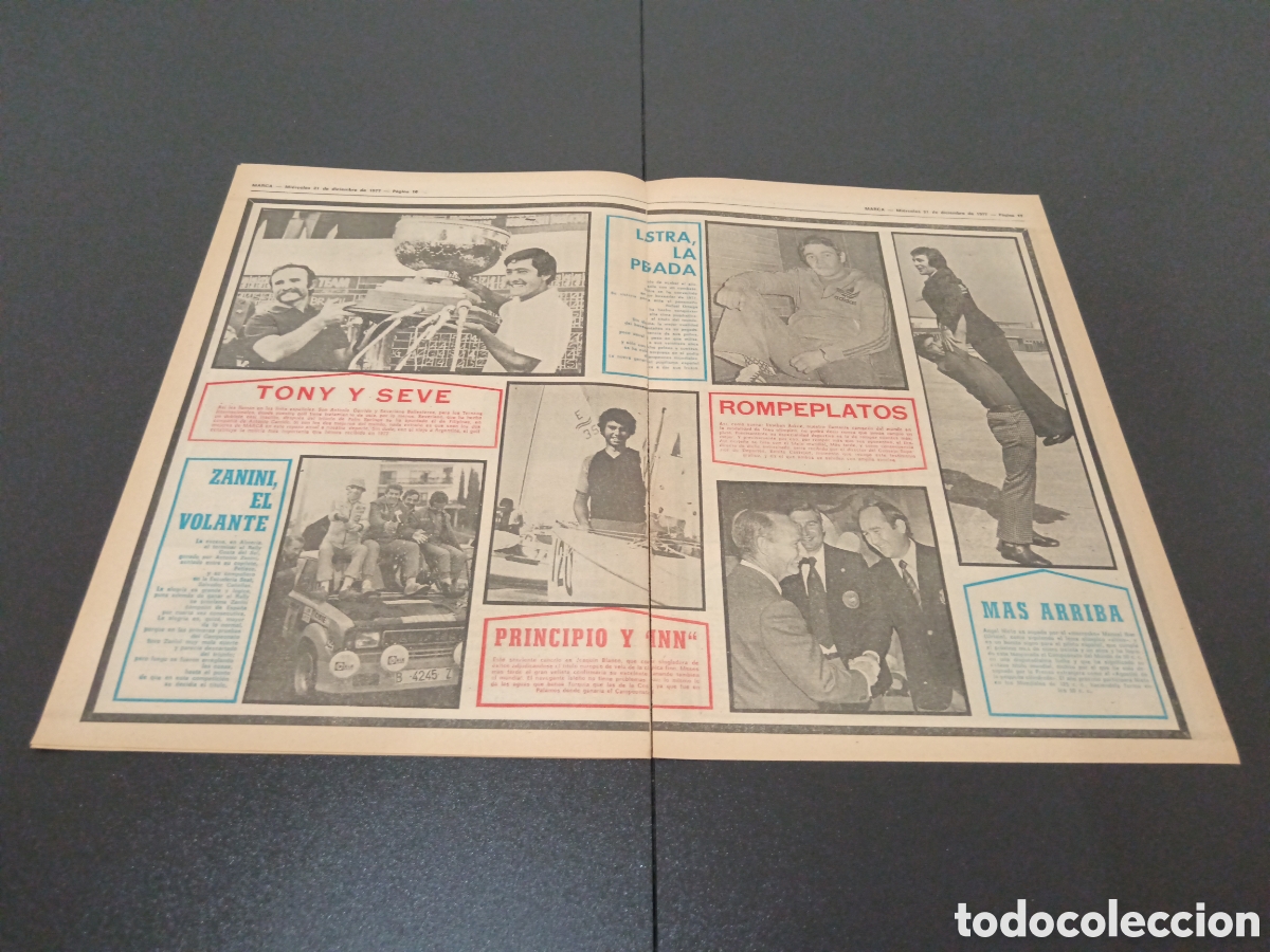 Coleccionismo deportivo: MARCA 21/12/1977 - Foto 3