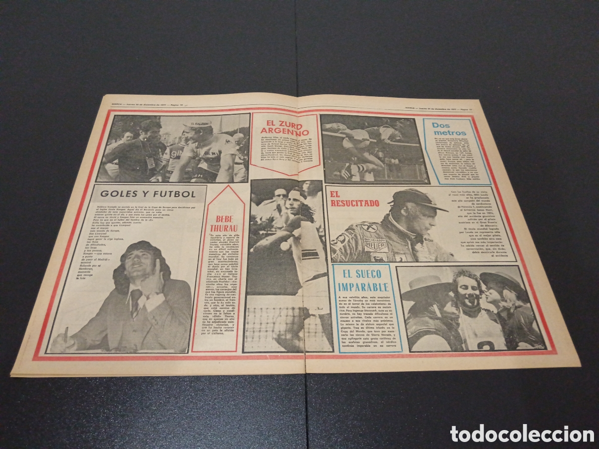 Coleccionismo deportivo: MARCA 22/12/1977 - Foto 4