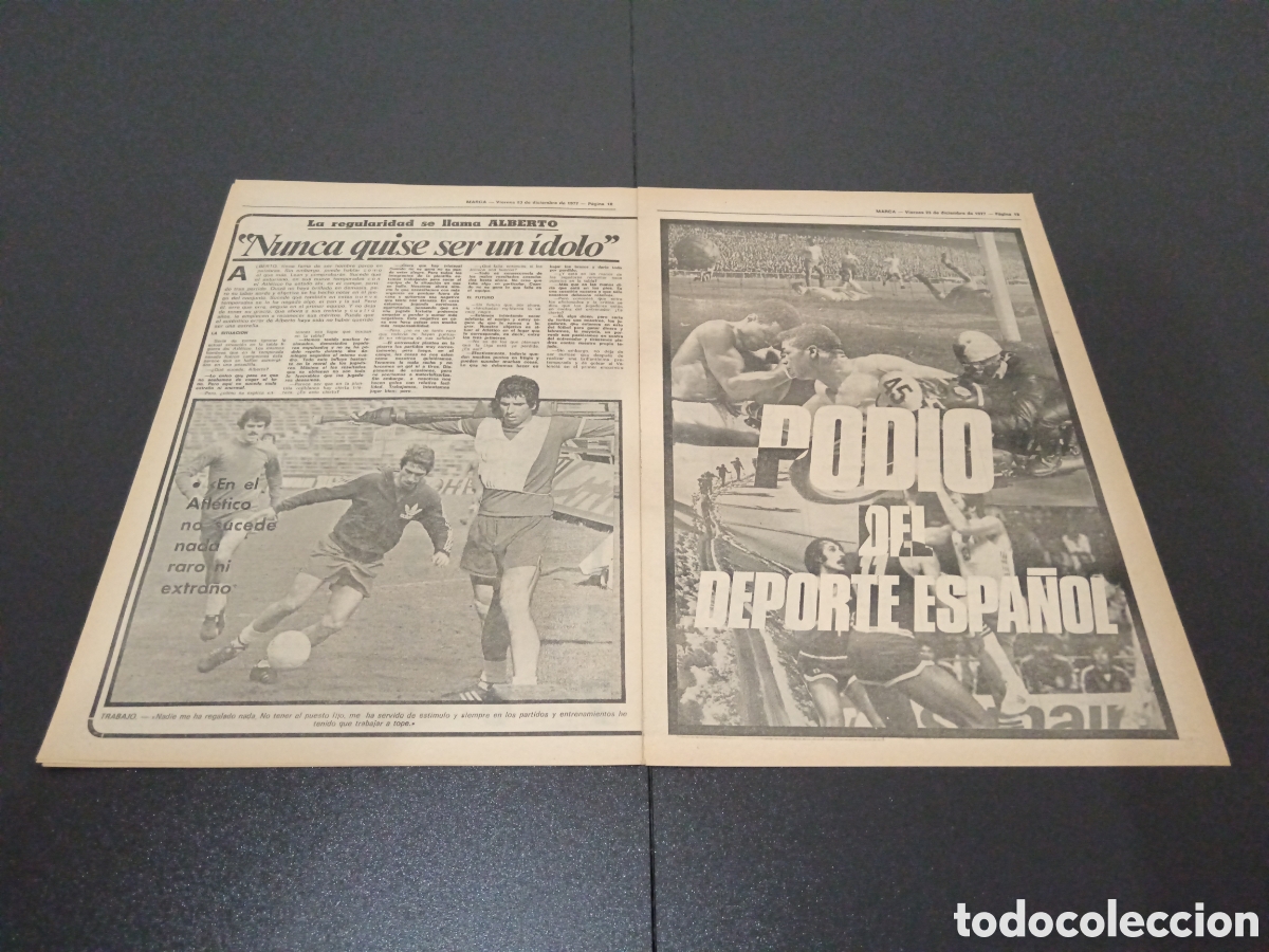 Coleccionismo deportivo: MARCA 23/12/1977 - Foto 6