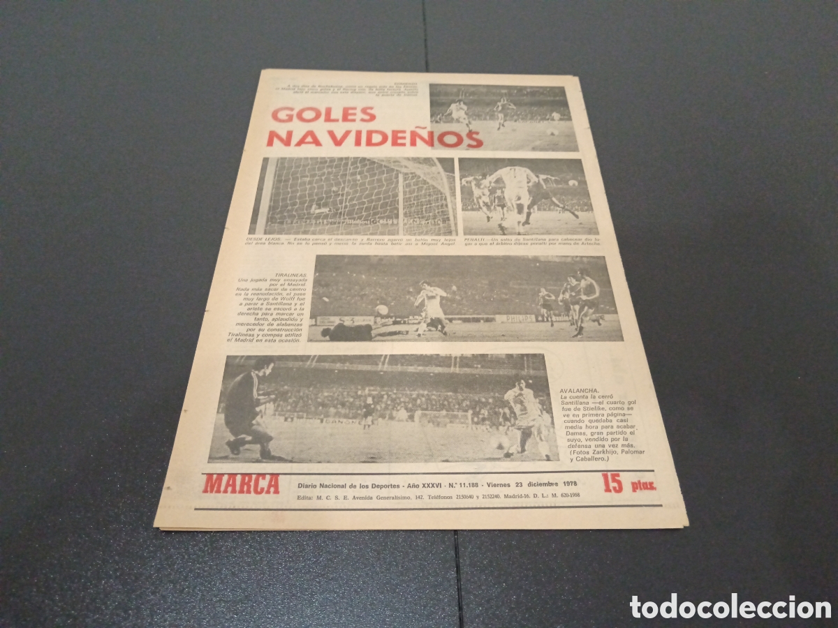 Coleccionismo deportivo: MARCA 23/12/1977 - Foto 9