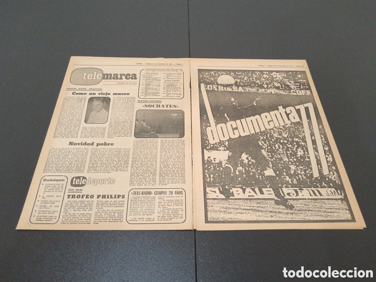 Coleccionismo deportivo: MARCA 24/12/1977 - Foto 2