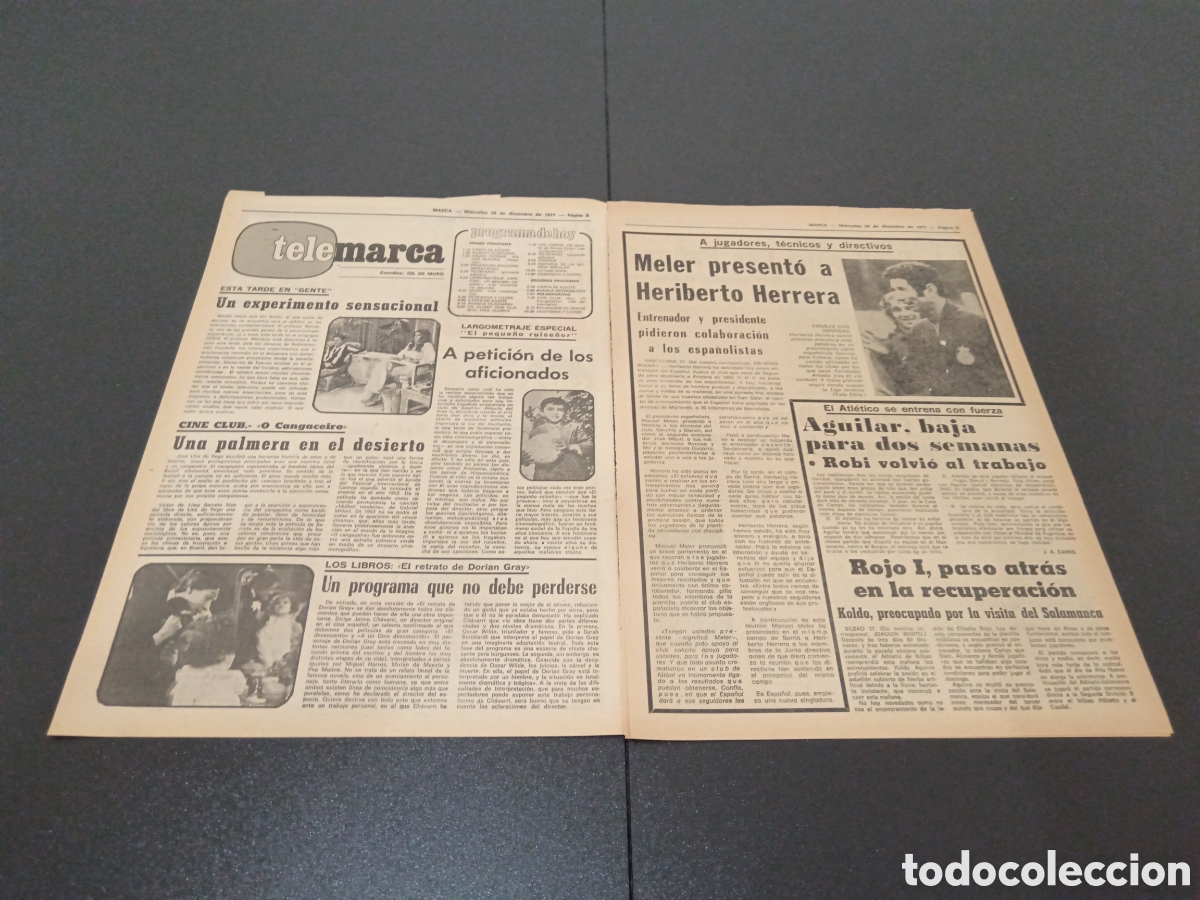 Coleccionismo deportivo: MARCA 28/12/1977 - Foto 2