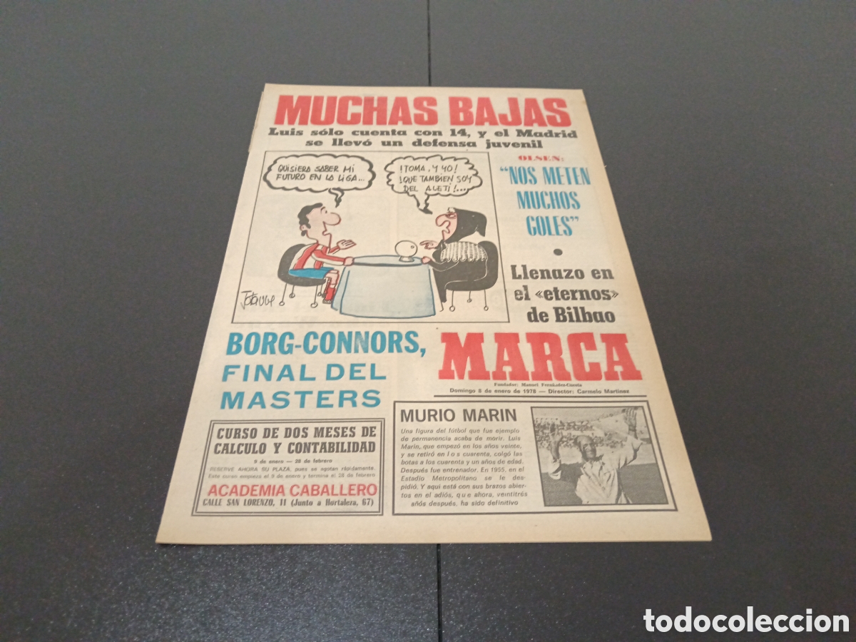 Coleccionismo deportivo: MARCA 08/01/1978 - Foto 1
