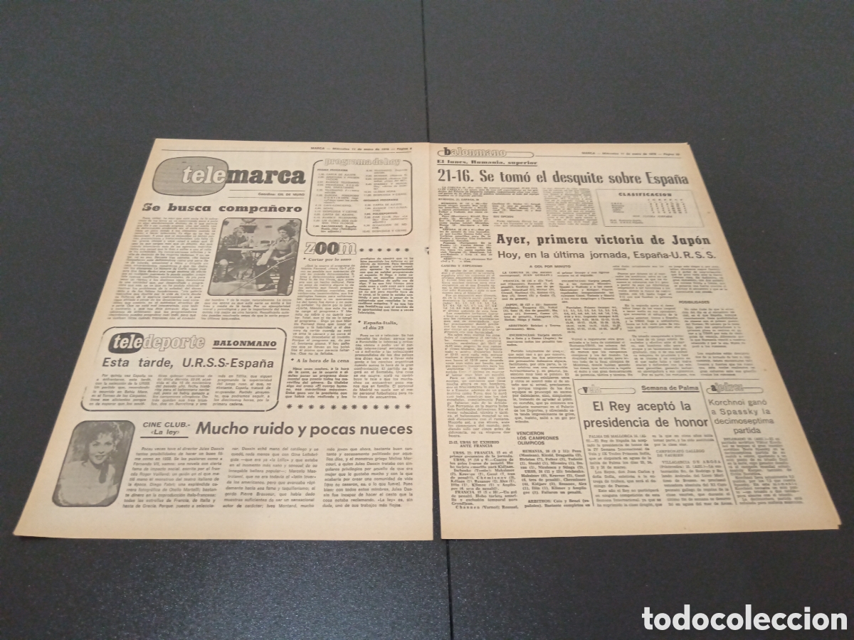 Coleccionismo deportivo: MARCA 11/01/1978 - Foto 2