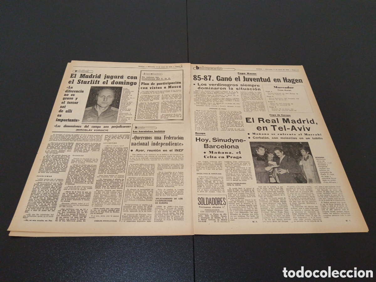 Coleccionismo deportivo: MARCA 11/01/1978 - Foto 3