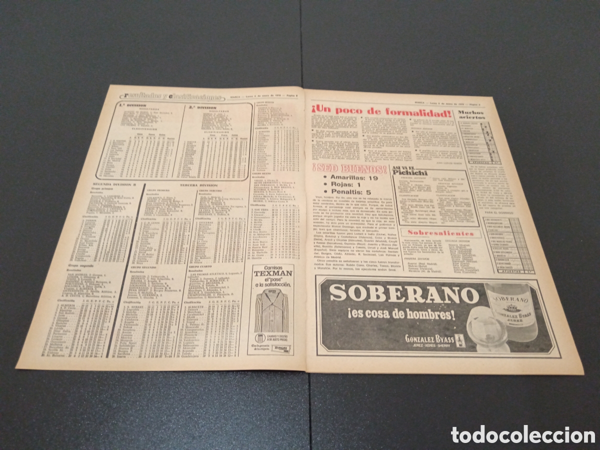 Coleccionismo deportivo: MARCA 09/01/1978 - Foto 2