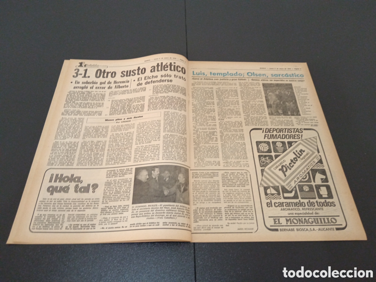 Coleccionismo deportivo: MARCA 09/01/1978 - Foto 3