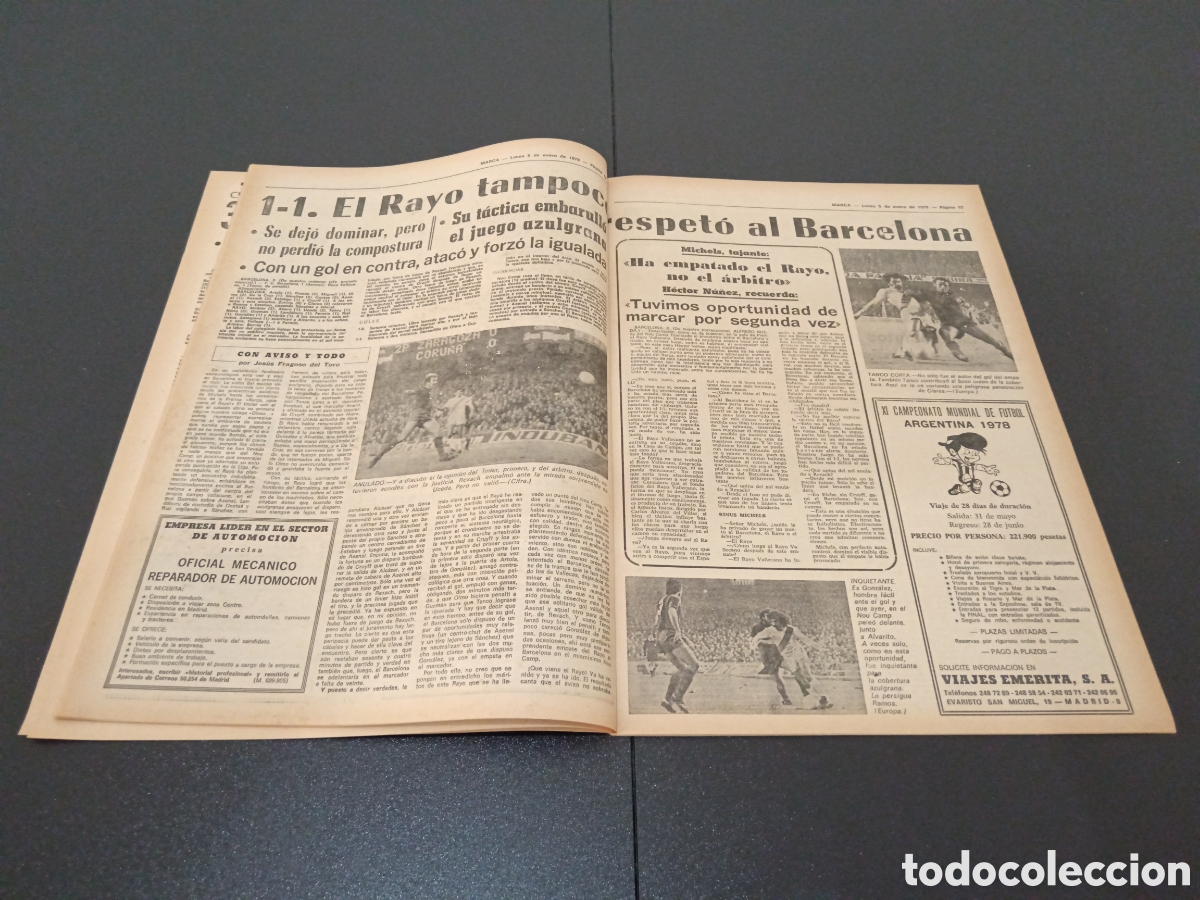 Coleccionismo deportivo: MARCA 09/01/1978 - Foto 7