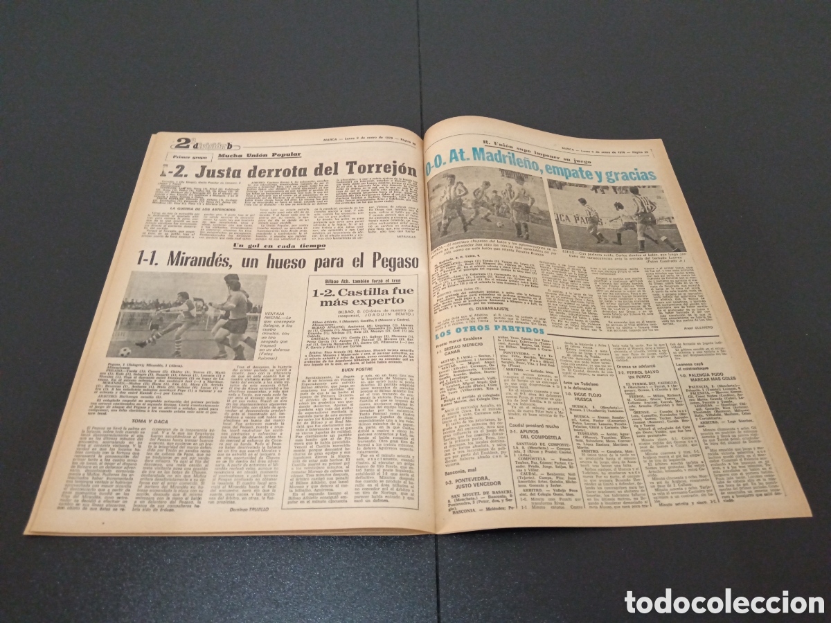 Coleccionismo deportivo: MARCA 09/01/1978 - Foto 12