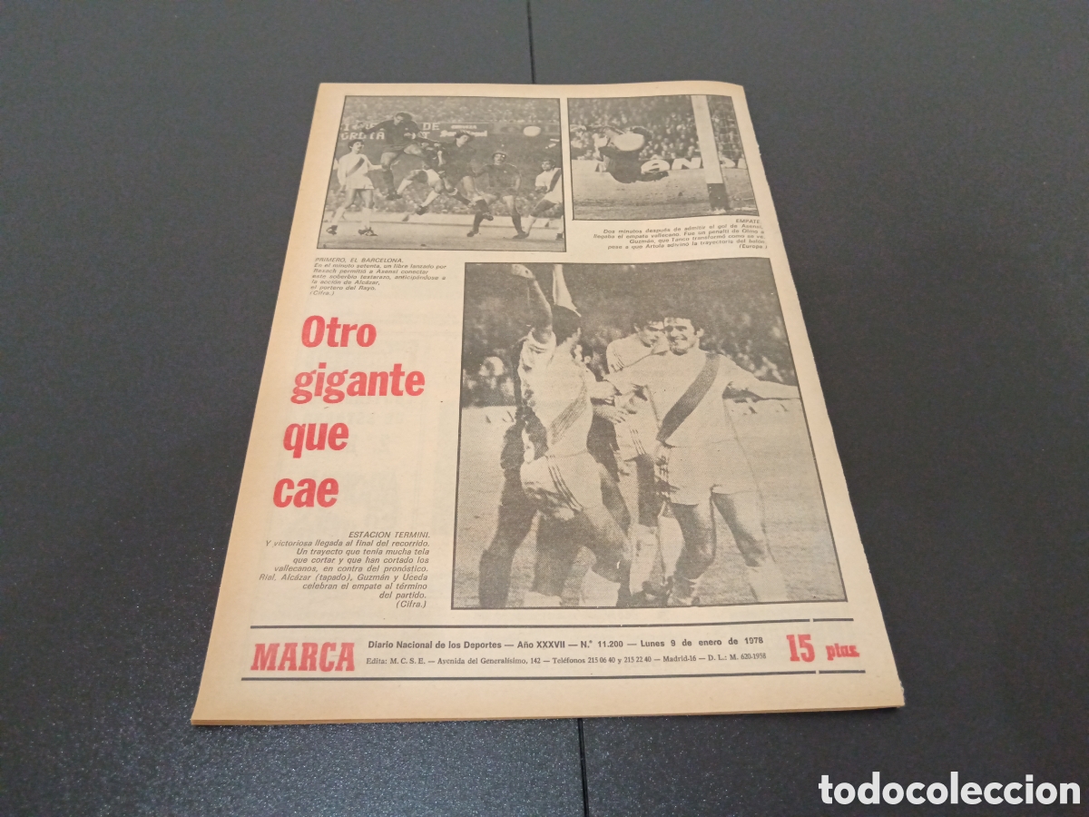 Coleccionismo deportivo: MARCA 09/01/1978 - Foto 18