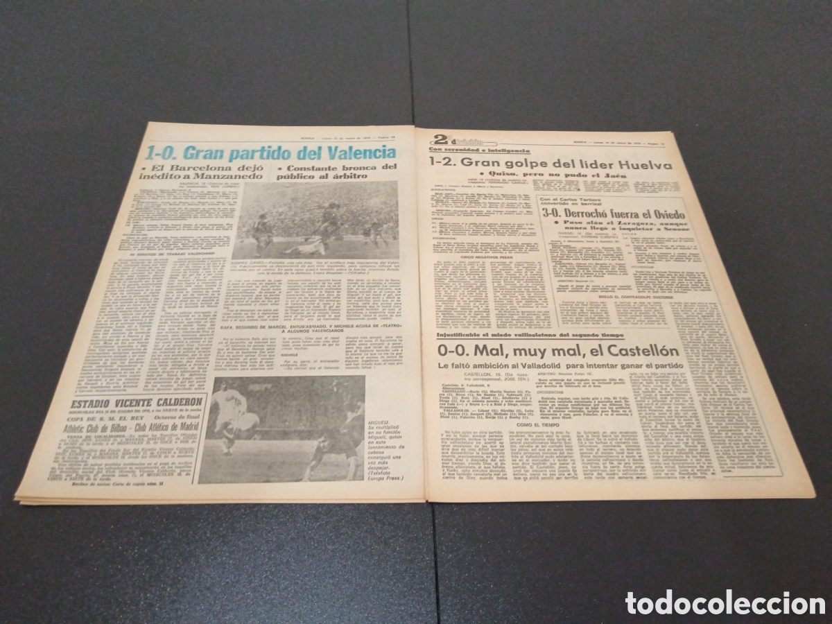 Coleccionismo deportivo: MARCA 16/01/1978 - Foto 8