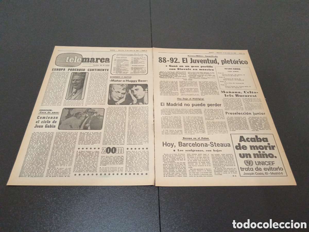 Coleccionismo deportivo: MARCA 18/01/1978 - Foto 2