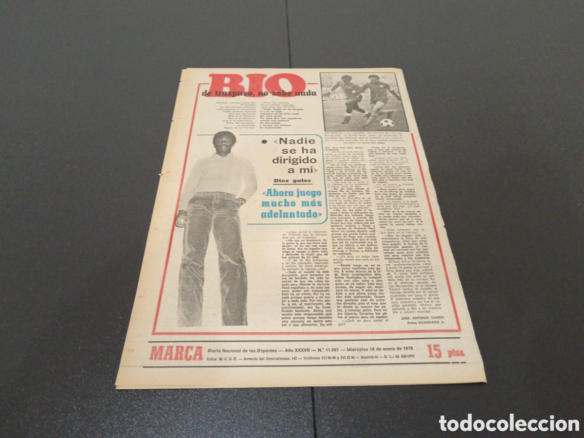 Coleccionismo deportivo: MARCA 18/01/1978 - Foto 4