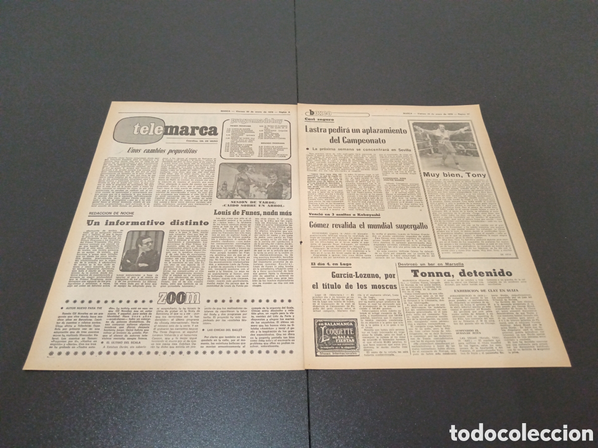 Coleccionismo deportivo: MARCA 20/01/1978 - Foto 2