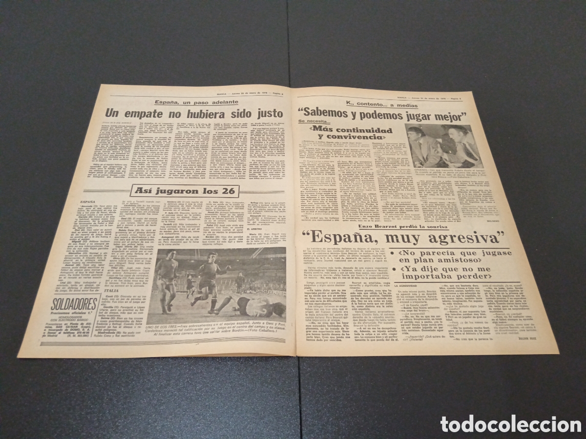Coleccionismo deportivo: MARCA 26/01/1978 - Foto 3