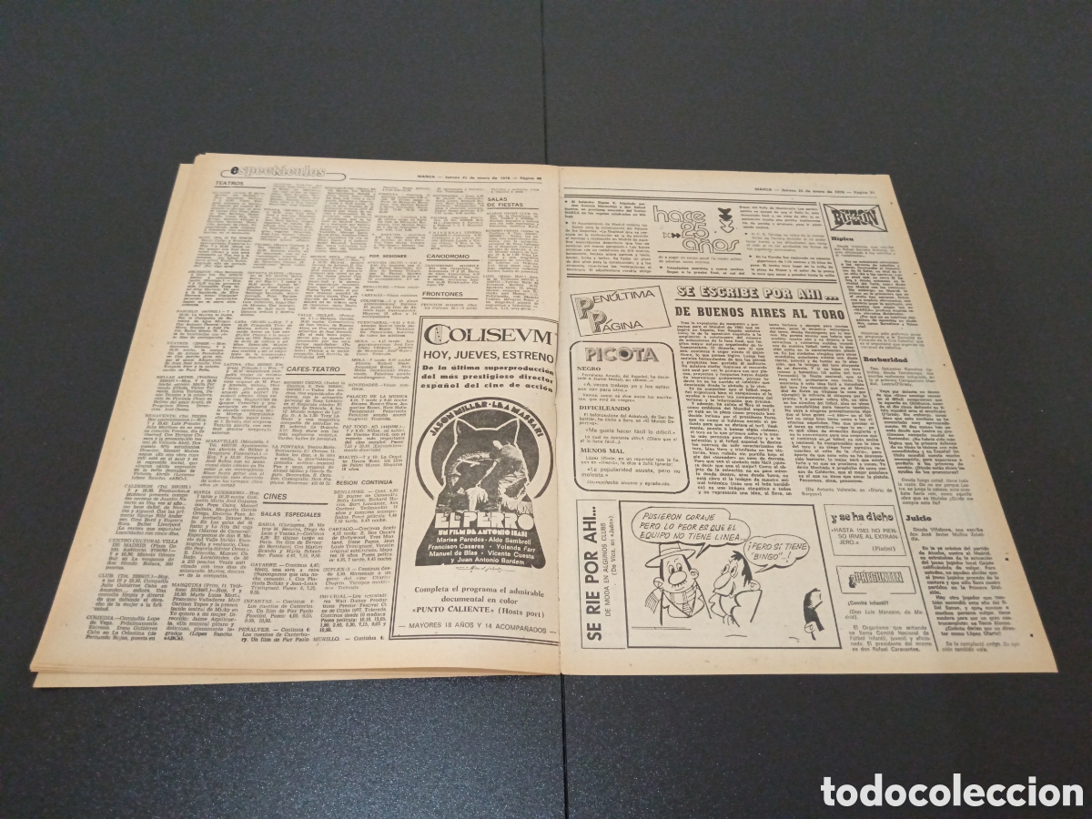 Coleccionismo deportivo: MARCA 26/01/1978 - Foto 8