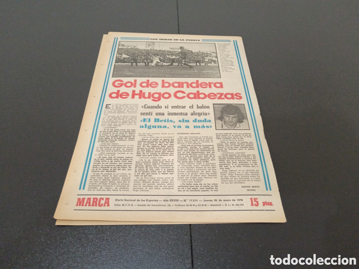 Coleccionismo deportivo: MARCA 26/01/1978 - Foto 9