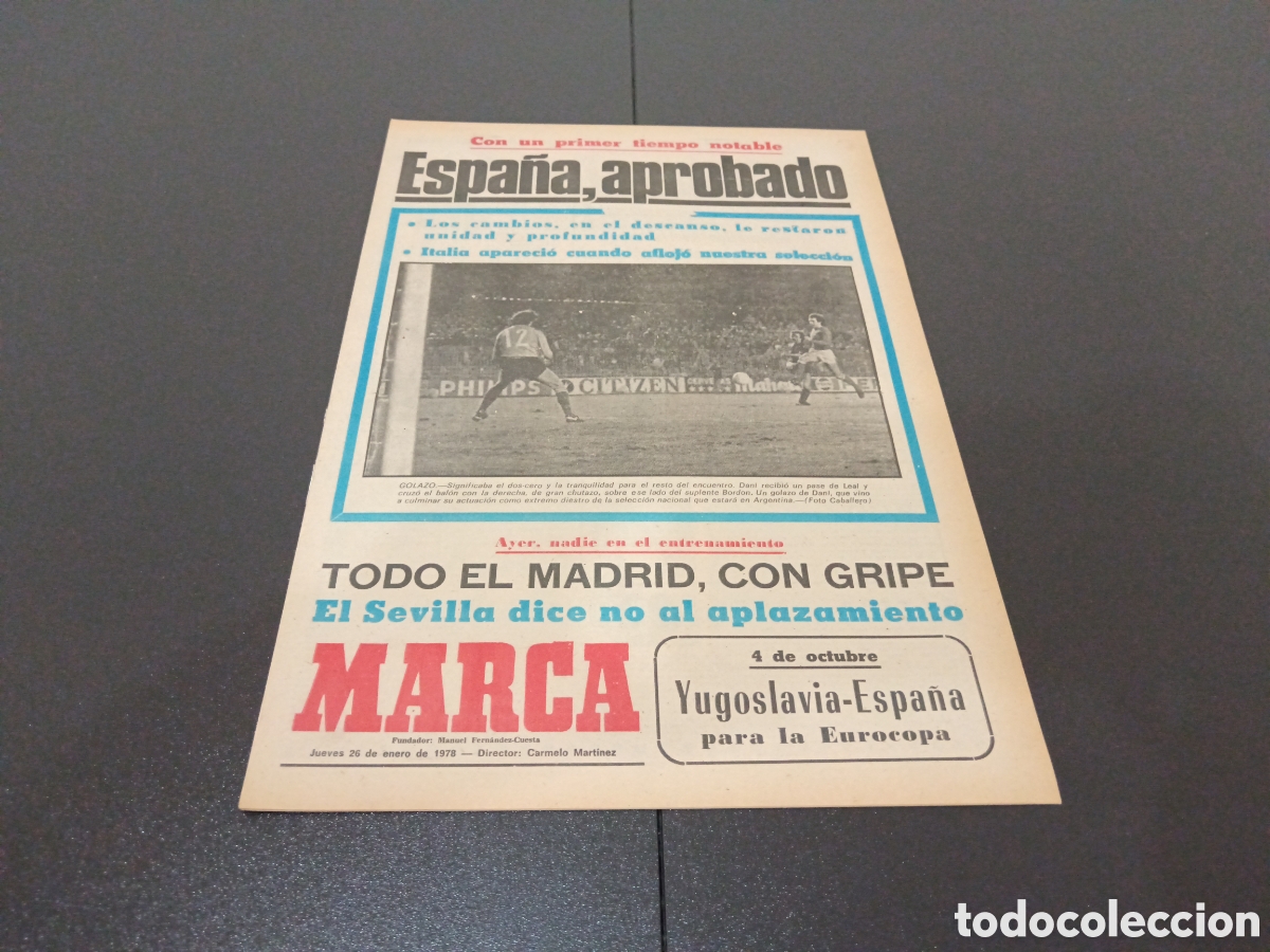 Coleccionismo deportivo: MARCA 26/01/1978 - Foto 1
