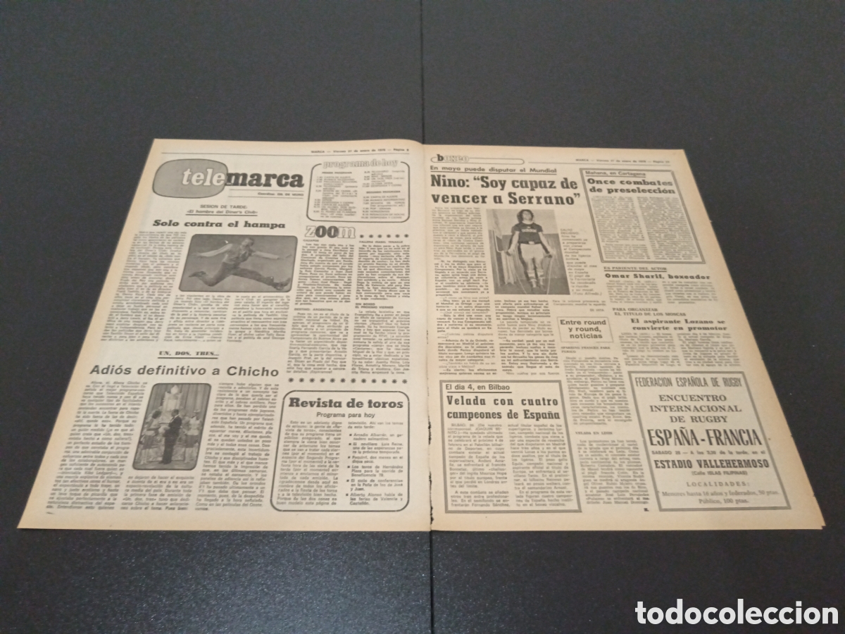 Coleccionismo deportivo: MARCA 27/01/1978 - Foto 2