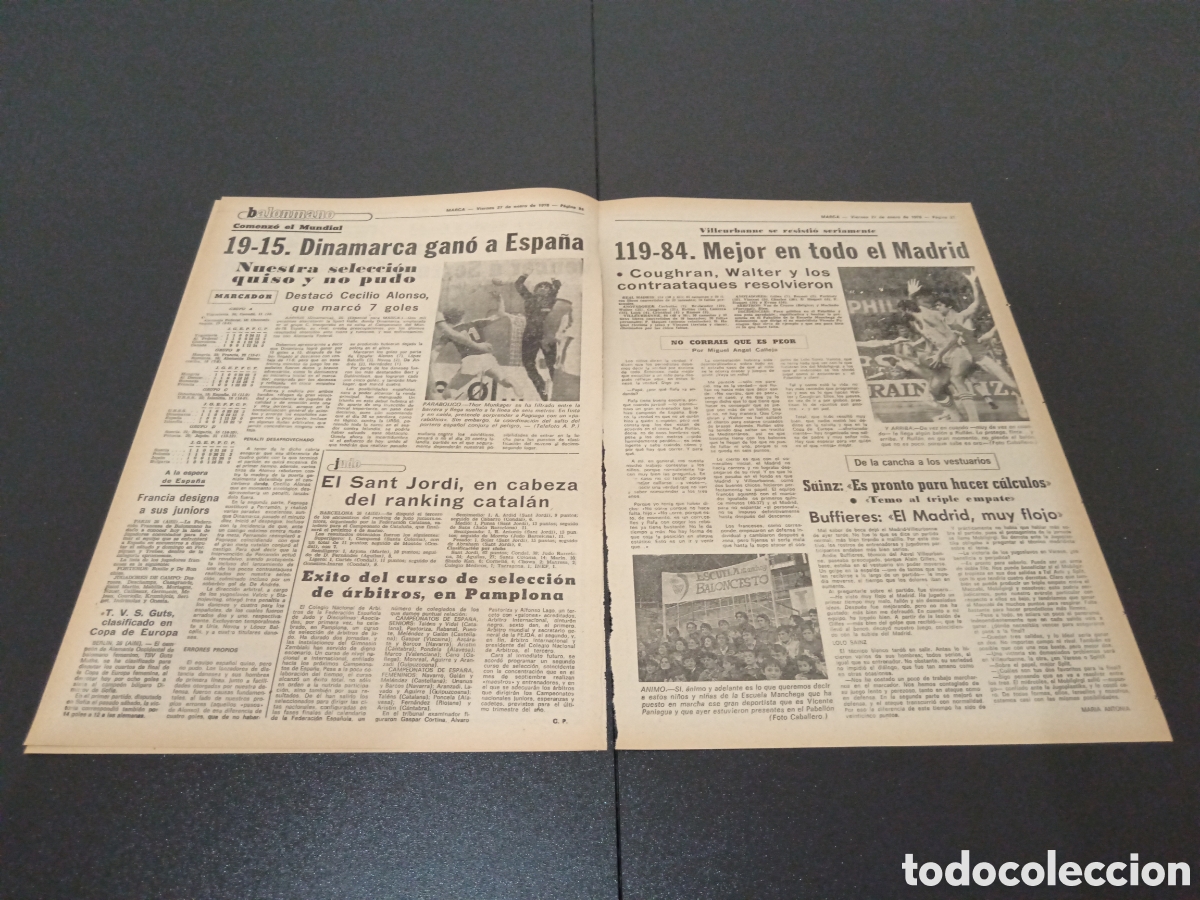 Coleccionismo deportivo: MARCA 27/01/1978 - Foto 3