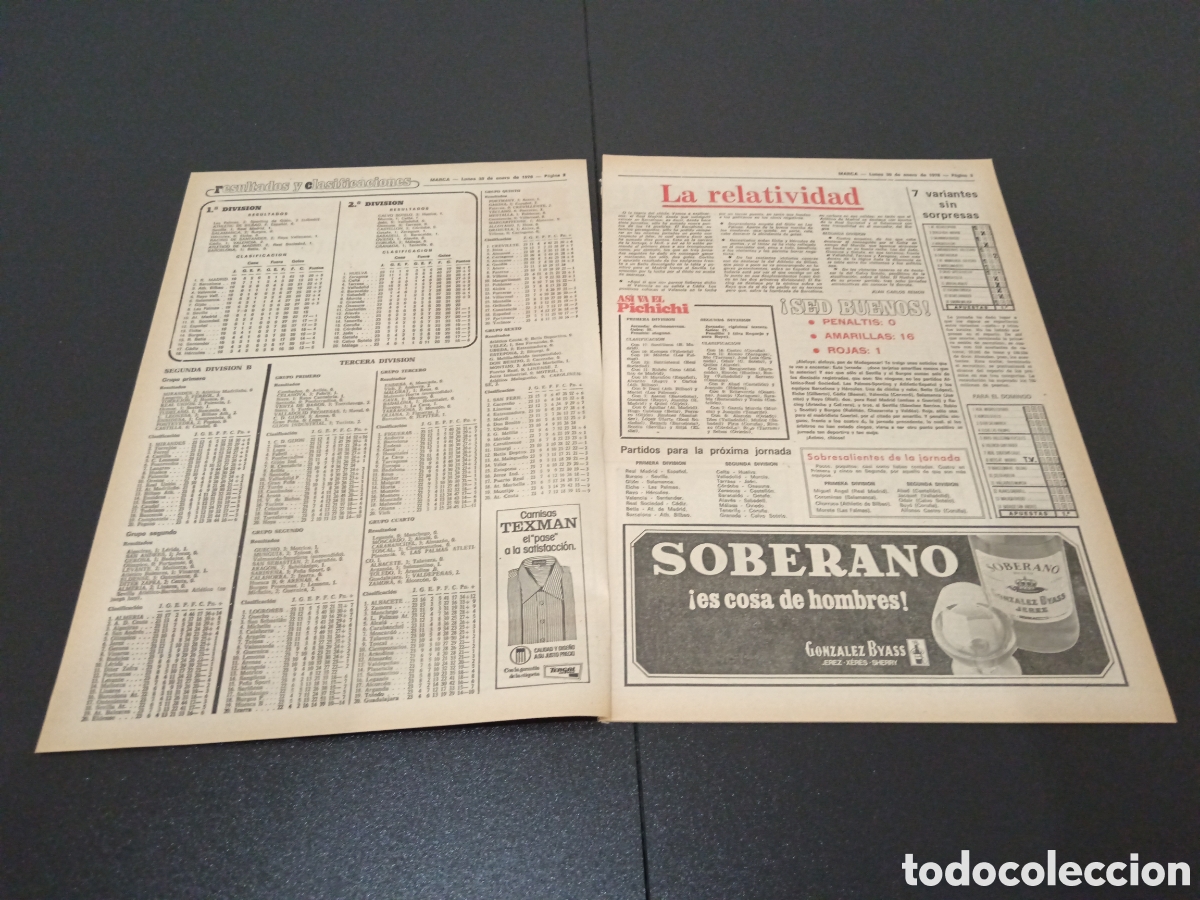 Coleccionismo deportivo: MARCA 30/01/1978 - Foto 2