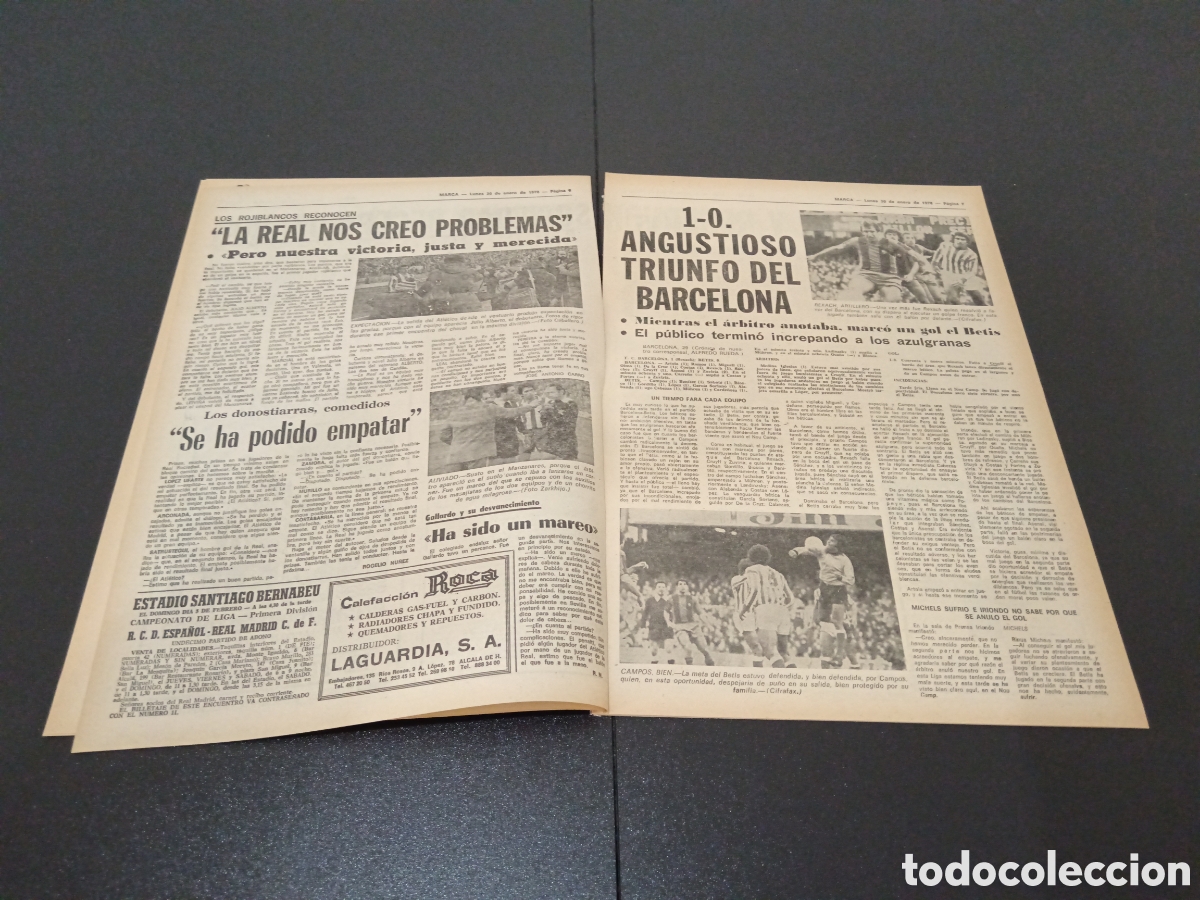 Coleccionismo deportivo: MARCA 30/01/1978 - Foto 4