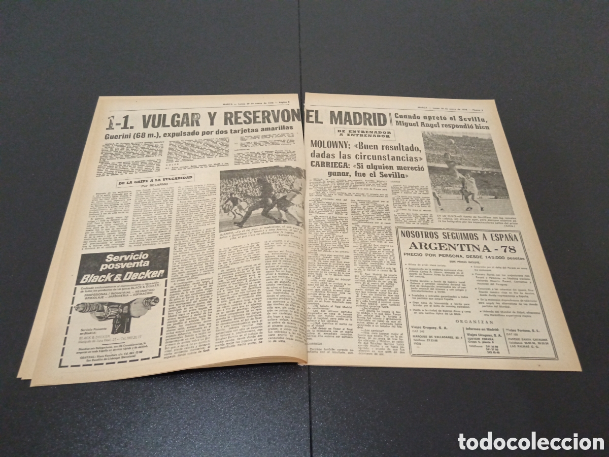 Coleccionismo deportivo: MARCA 30/01/1978 - Foto 5