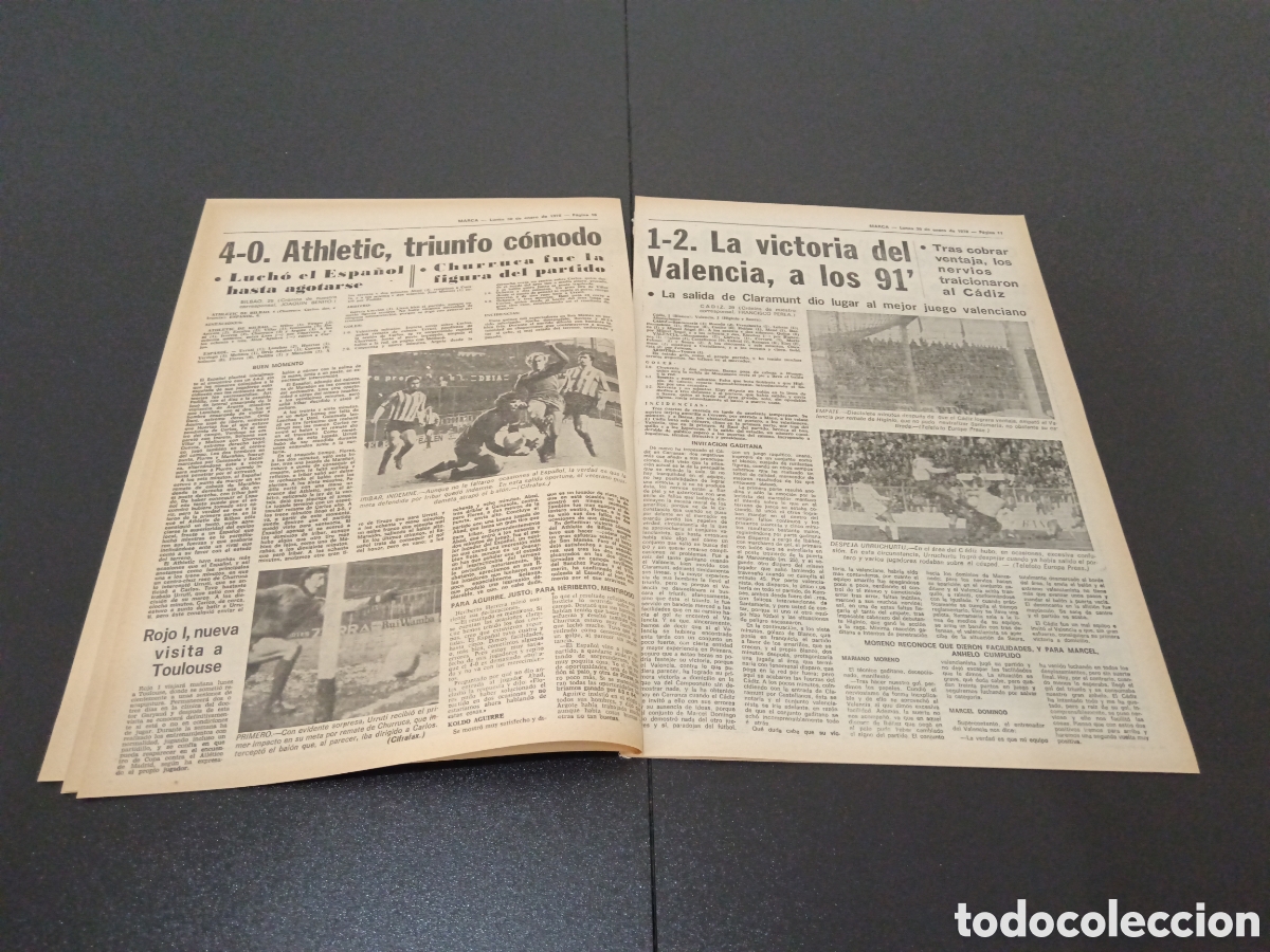 Coleccionismo deportivo: MARCA 30/01/1978 - Foto 6